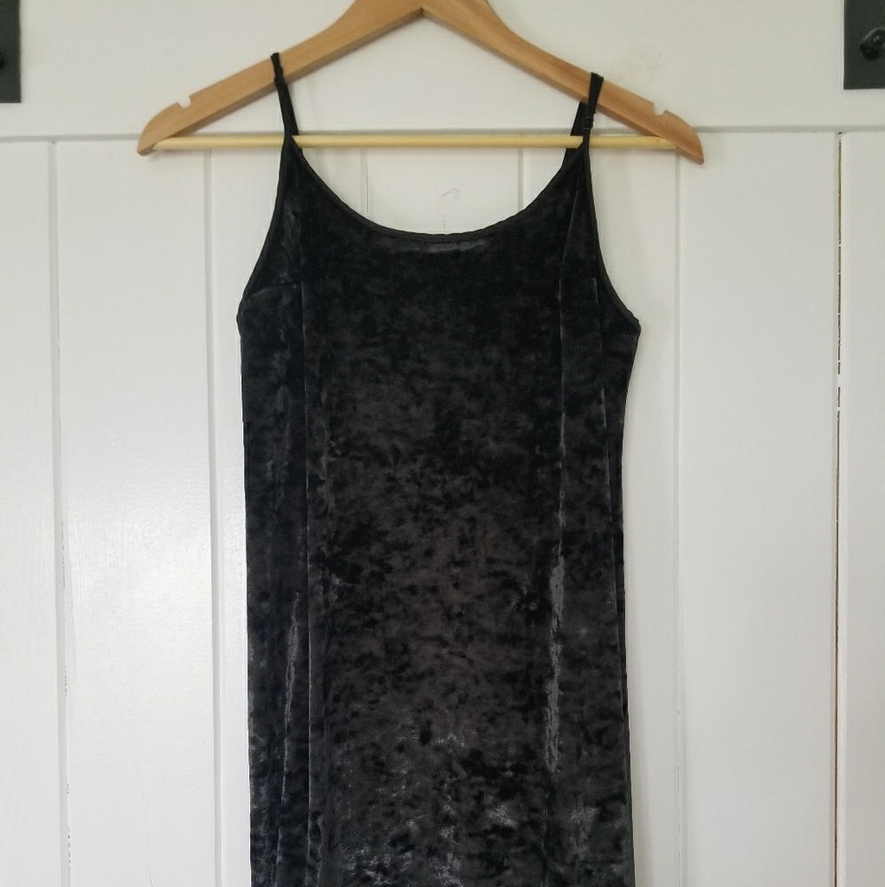 Victorias Secret black velvet lingerie